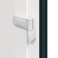 Produktbild för Framdörr Antracit 98 x 208 cm PVC