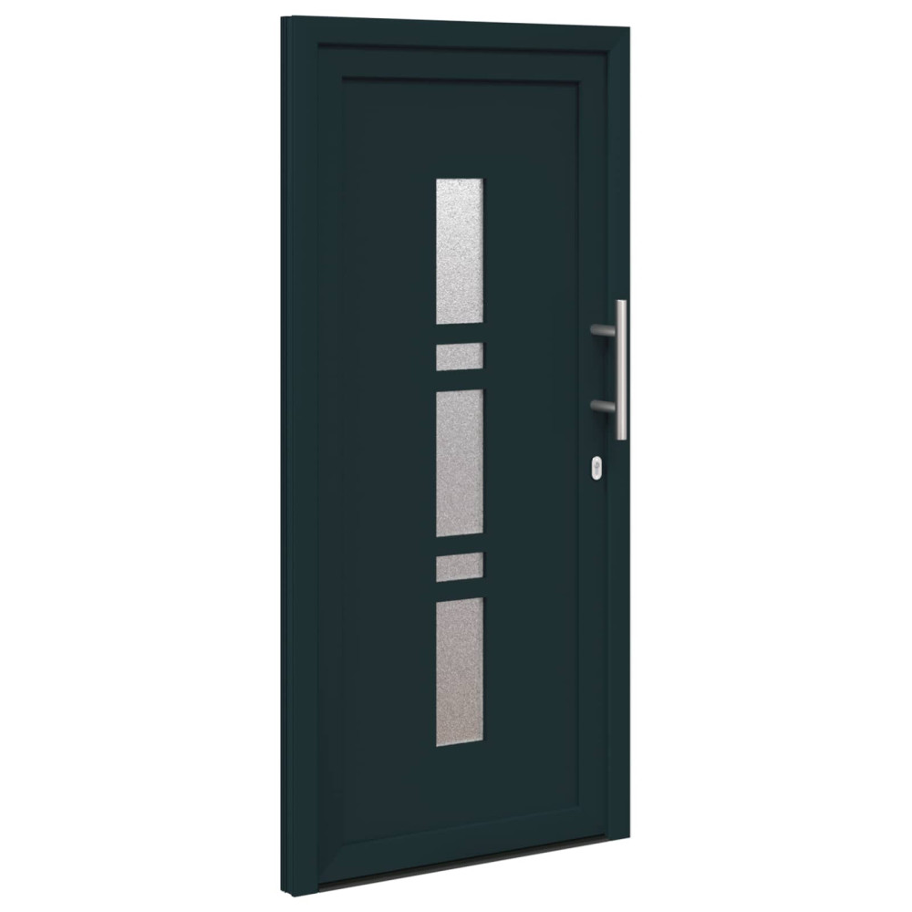Produktbild för Framdörr Antracit 108 x 208 cm PVC