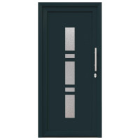 Produktbild för Framdörr Antracit 108 x 208 cm PVC