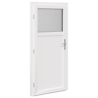 Produktbild för Sidentré Dörr Antracit 98 x 198 cm PVC