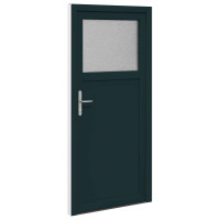 Produktbild för Sidentré Dörr Antracit 88 x 198 cm PVC