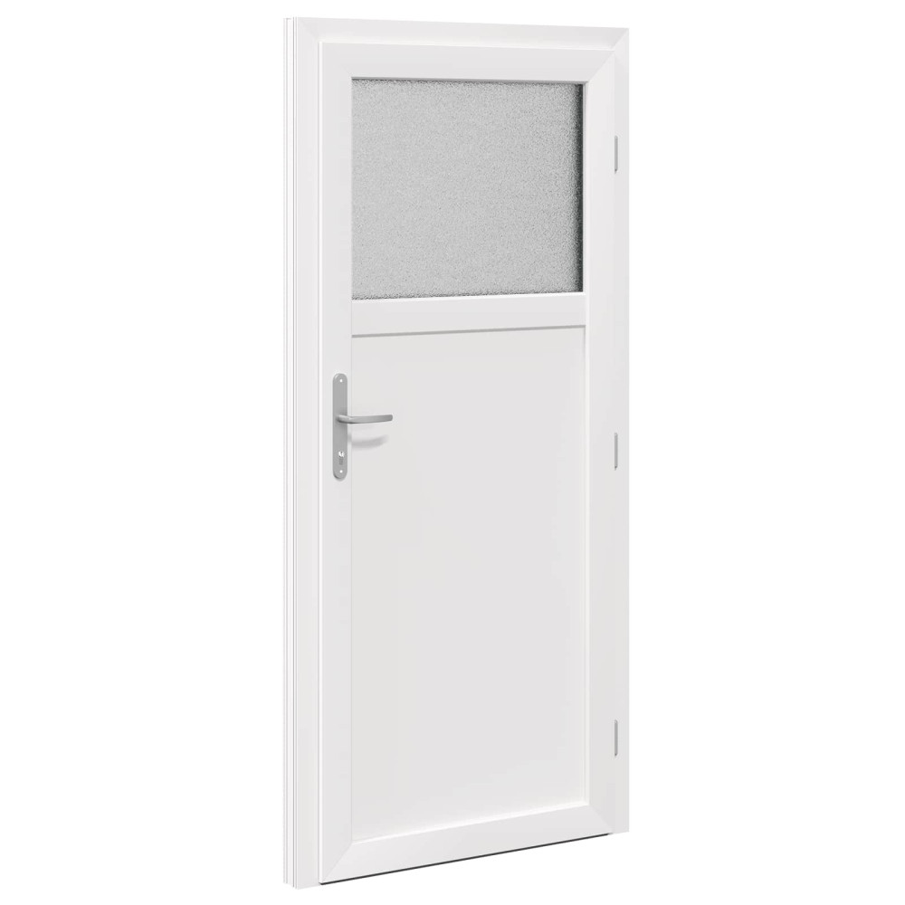 Produktbild för Sidentré Dörr Antracit 98 x 198 cm PVC