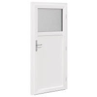 Produktbild för Sidentré Dörr Antracit 98 x 198 cm PVC