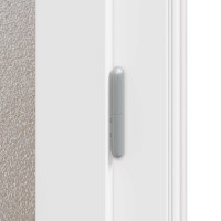 Produktbild för Sidentré Dörr Antracit 98 x 198 cm PVC