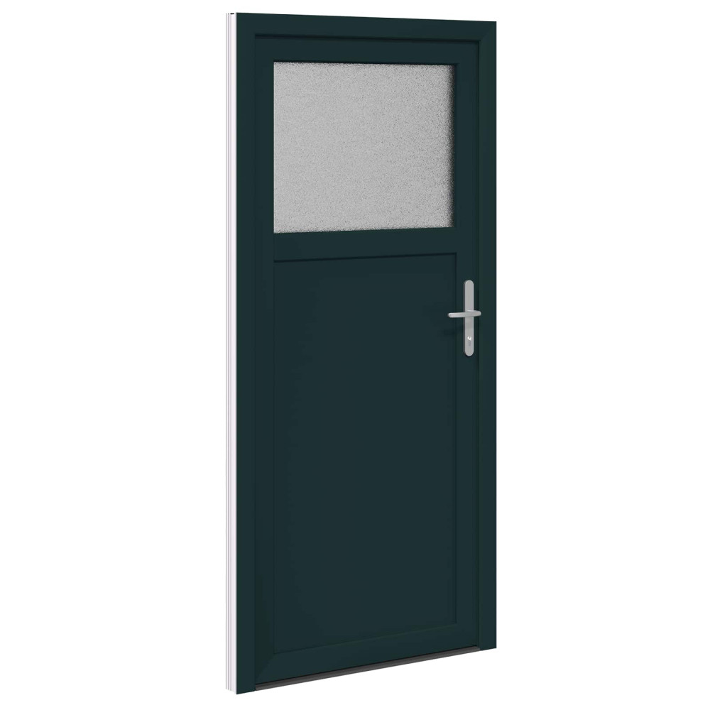 Produktbild för Sidentré Dörr Antracit 88 x 198 cm PVC