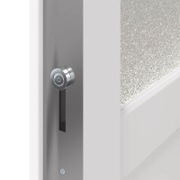 Produktbild för Sidentré Dörr Vit 98 x 198 cm PVC