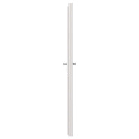 Produktbild för Sidentré Dörr Vit 98 x 198 cm PVC