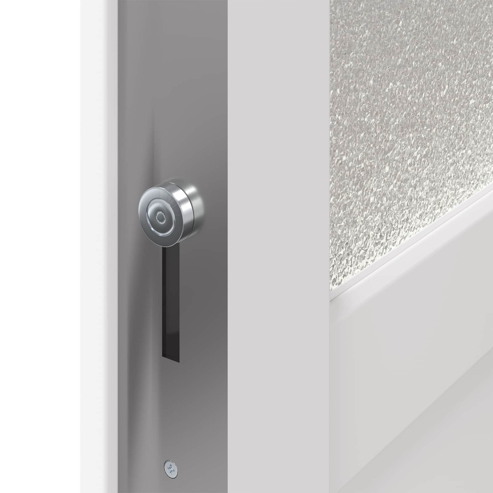 Produktbild för Sidentré Dörr Vit 88 x 198 cm PVC