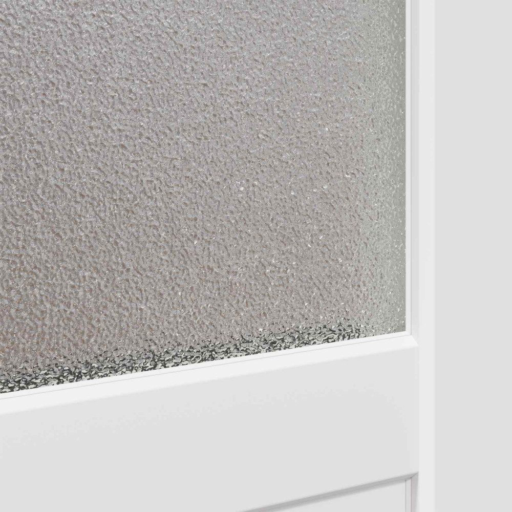 Produktbild för Sidentré Dörr Vit 98 x 198 cm PVC