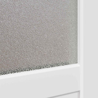 Produktbild för Sidentré Dörr Vit 98 x 198 cm PVC