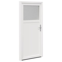Produktbild för Sidentré Dörr Vit 88 x 198 cm PVC
