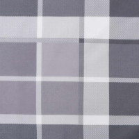 Produktbild för Utomhuskudde Rutig 4 pcs Grå rutigt 60 x 60 cm Tyg