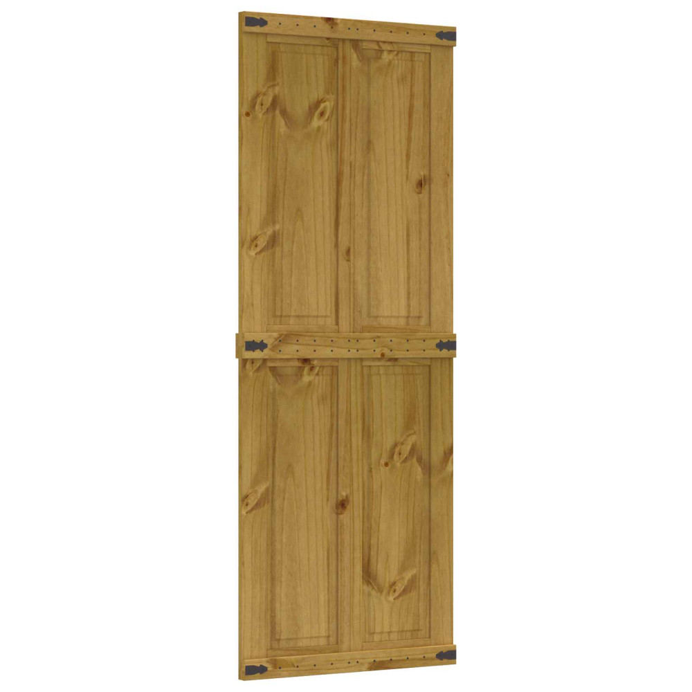Produktbild för Ladugårdsdörr Corona HonungsBrun 70 x 210 cm Massiv furu