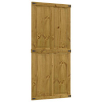 Produktbild för Ladugårdsdörr Corona HonungsBrun 90 x 210 cm Massiv furu