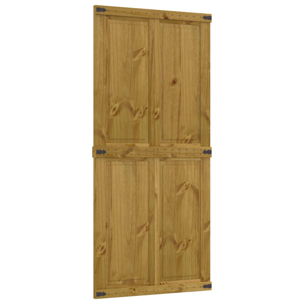 Produktbild för Ladugårdsdörr Corona HonungsBrun 100 x 210 cm Massiv furu