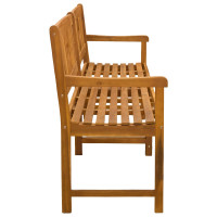 Produktbild för Utomhusbänk Naturlig 180 x 55,5 x 90 cm Massivt Akaciaträ