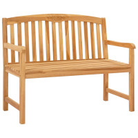 Produktbild för Handsnidad Rosabänk 114 x 60,5 x 95 cm Massivt teakträ Naturlig