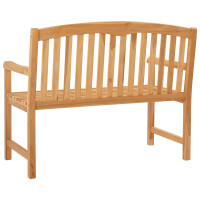 Produktbild för Handsnidad Rosabänk 114 x 60,5 x 95 cm Massivt teakträ Naturlig