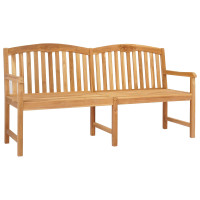 Produktbild för Handsnidad Rosabänk 150 x 60 x 90 cm Massivt teakträ Naturlig