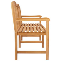Produktbild för Handsnidad Rosabänk 150 x 60 x 90 cm Massivt teakträ Naturlig