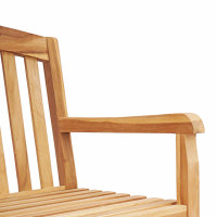 Produktbild för Handsnidad Rosabänk 179,5 x 61 x 90 cm Massivt teakträ Naturlig