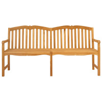 Produktbild för Handsnidad Rosabänk 180,5 x 60 x 96 cm Massivt teakträ Naturlig