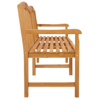 Produktbild för Handsnidad Rosabänk 180,5 x 60 x 96 cm Massivt teakträ Naturlig