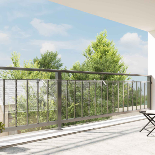 vidaXL Tarp 350 gsm Transparent 20 x 1,5 m PVC