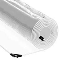 Produktbild för Tarp 350 gsm Transparent 20 x 1,5 m PVC