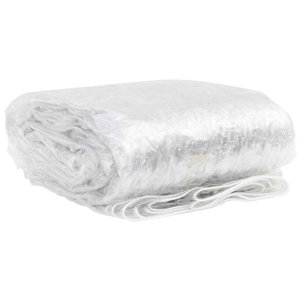 Produktbild för Tarp 350 gsm Transparent 20 x 1,5 m PVC