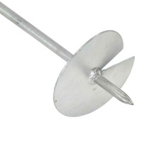 Produktbild för Jordankare 4 pcs Silver Ø10 x 60 cm Galvaniserat metall