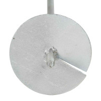 Produktbild för Jordankare 4 pcs Silver Ø10 x 60 cm Galvaniserat metall