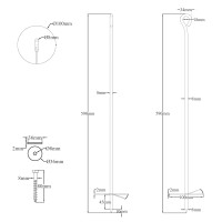 Produktbild för Jordankare 4 pcs Silver Ø10 x 60 cm Galvaniserat metall