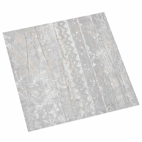 vidaXL Självhäftande golvplankor 30,5 x 30,5 cm 20 pcs PVC Grå