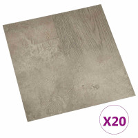 Produktbild för Självhäftande golvplankor 30,5 x 30,5 cm 20 pcs PVC