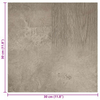 Produktbild för Självhäftande golvplankor 30,5 x 30,5 cm 20 pcs PVC
