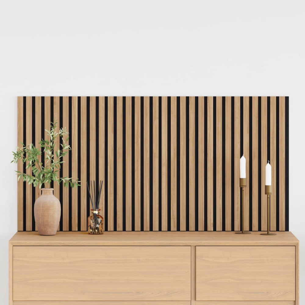 Produktbild för Väggpaneler 2 pcs Naturlig 60,5 x 60 cm