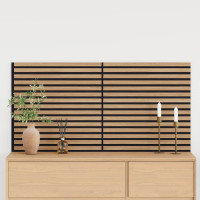 Produktbild för Väggpaneler 2 pcs Naturlig 60,5 x 60 cm