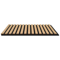 Produktbild för Väggpaneler 2 pcs Naturlig 60,5 x 60 cm