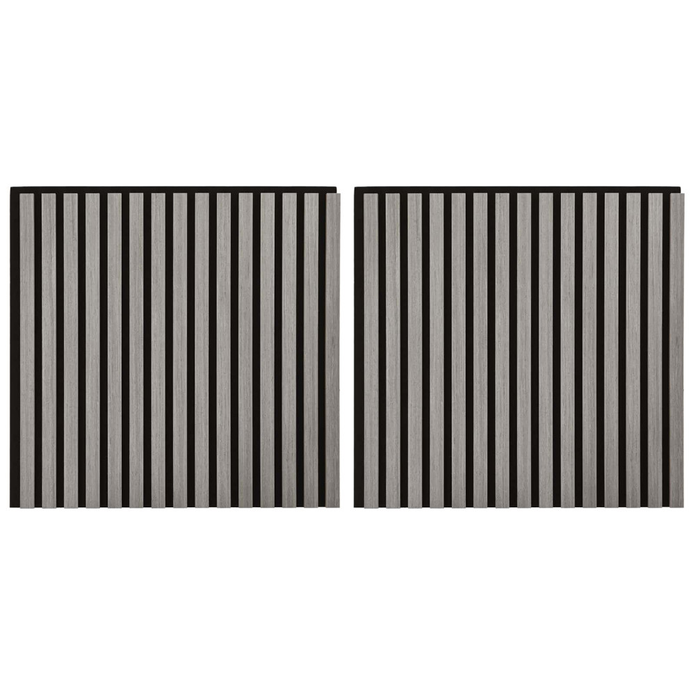 Produktbild för Väggpaneler 2 pcs Grå 60,5 x 60 cm