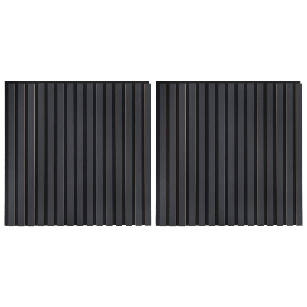 Produktbild för Väggpaneler 2 pcs Antracit 60,5 x 60 cm