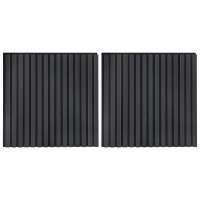 Produktbild för Väggpaneler 2 pcs Antracit 60,5 x 60 cm