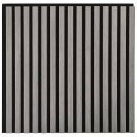 Produktbild för Väggpaneler 8 pcs Grå 60,5 x 60 cm