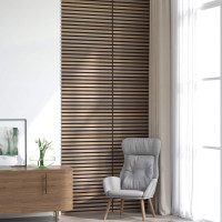 Produktbild för Väggpaneler 8 pcs Brun 60,5 x 60 cm