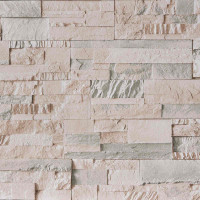 Produktbild för 3D sten tapet Beige 10 x 0,53 m Non-woven tyg