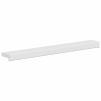 Produktbild för Fönsterbräda Vit 80 x 10 x 4,5 cm PVC