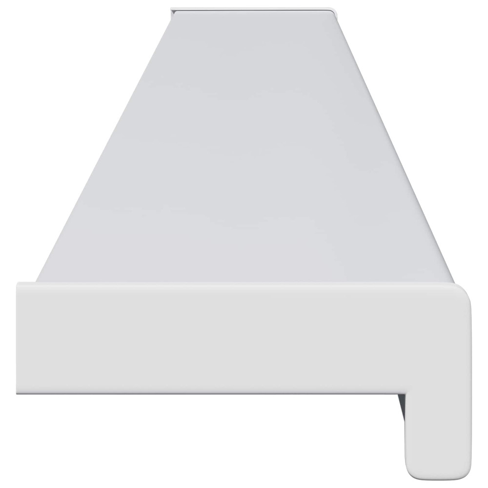 Produktbild för Fönsterbräda Vit 160 x 15 x 4,5 cm PVC