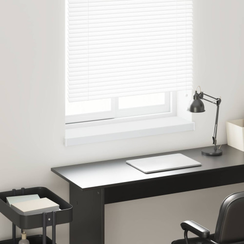 vidaXL Fönsterbräda Vit 100 x 20 x 4,5 cm PVC