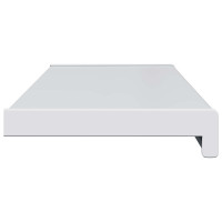 Produktbild för Fönsterbräda Vit 100 x 25 x 4,5 cm PVC