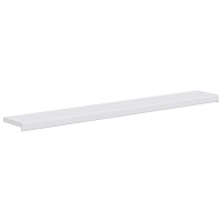 Produktbild för Fönsterbräda Vit 120 x 25 x 4,5 cm PVC